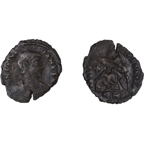 Moneda Imperio Romano Maiorina Juliano II 356-358 d.C.