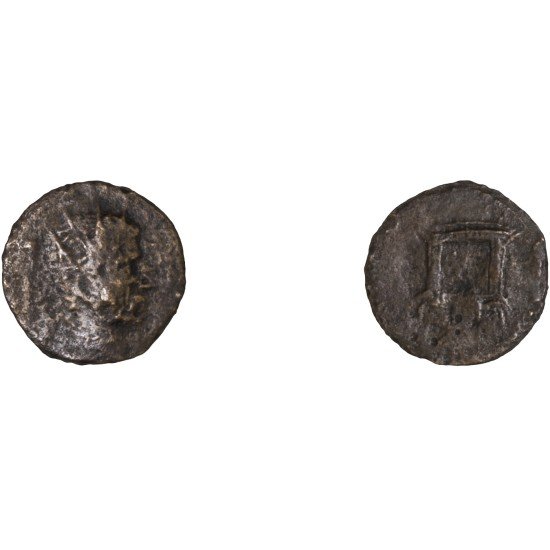 Moneda Imperio Romano Antoniniano  imitativo Claudio II después de 270 d.C.