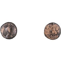 Moneda Imperio Romano Nummus Valentiniano II 388-392 d.C.