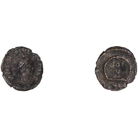 Moneda Imperio Romano ¼ de maiorina Arcadio 383-384 d.C.