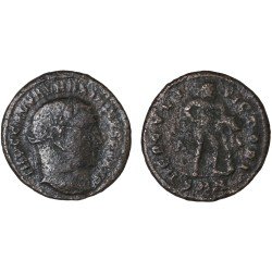 Moneda Imperio Romano Follis Maximino II 311 d.C.