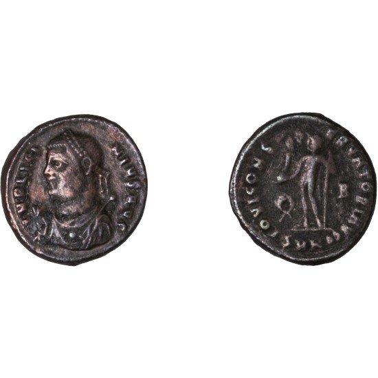 Moneda Imperio Romano Follis Licinio I 317-318 d.C.