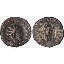 Moneda Imperio Romano Antoniniano Póstumo 262 d.C.