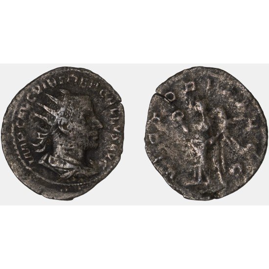 Moneda Imperio Romano Antoniniano Treboniano Galo 253 d.C.