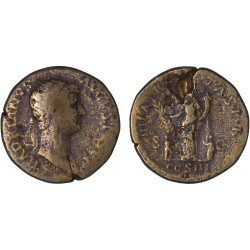 Moneda Imperio Romano Dupondio Adriano 128 d.C. Moneda Imperio Romano Dupondio Adriano 128 d.C.