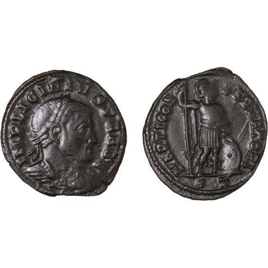 Moneda Imperio Romano Follis Licinio I 312-313 d.C.