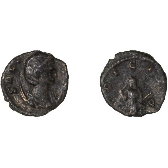 Moneda Imperio Romano Antoniniano Salonina 260-262 d.C.
