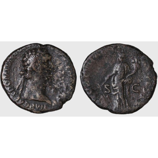 Moneda Imperio Romano As Domiciano 88-89 d.C.