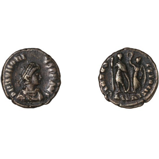 Moneda Imperio Romano Centenional Honorio 395-402 d.C.