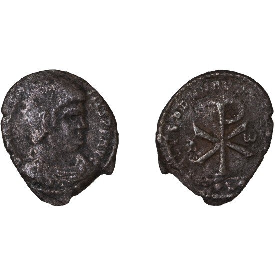 Moneda Imperio Romano Maiorina Magnencio 353 d.C.