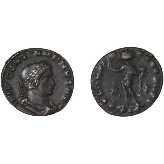 Moneda Imperio Romano Follis Constantino I 316 d.C.