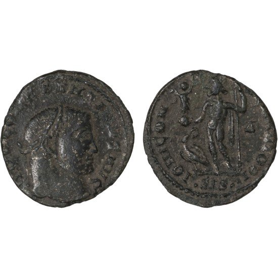 Moneda Imperio Romano Follis Constantino I 313-316 d.C.