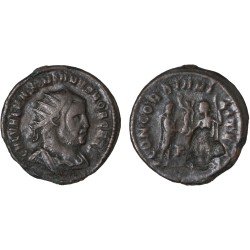 Moneda Imperio Romano Radiado post reforma Galerio 295-299 d.C.