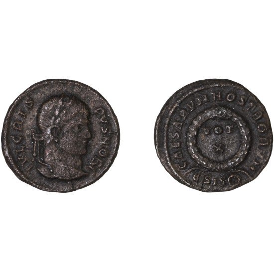 Moneda Imperio Romano Centenional Crispo 321-324 d.C.