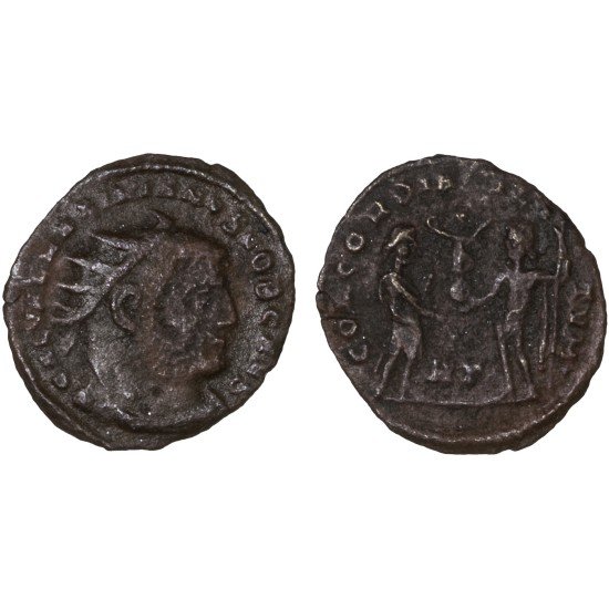 Moneda Imperio Romano Radiado post reforma Galerio 295-296 d.C. Moneda Imperio Romano Radiado post reforma Galerio 295-296 d.C.