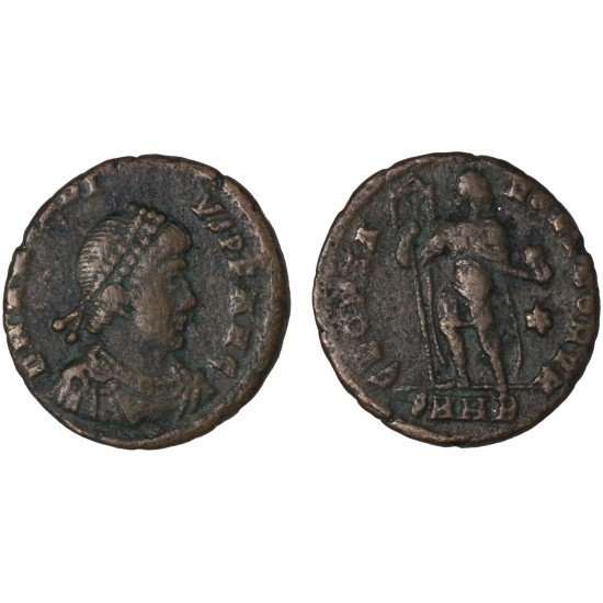 Moneda Imperio Romano Decargiro Arcadio 393-395 d.C.