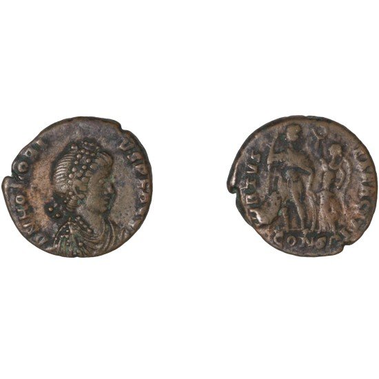 Moneda Imperio Romano Centenional Honorio 395-402 d.C.