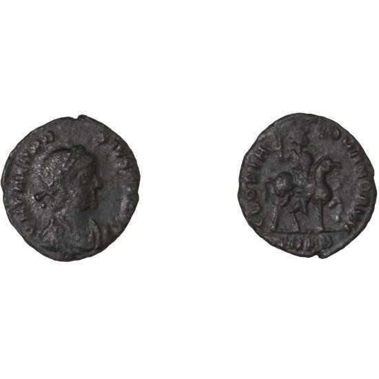 Moneda Imperio Romano Centenional Teodosio I 393-395 d.C.