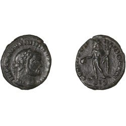 Moneda Imperio Romano ¼ de follis Maximiano 305 d.C.