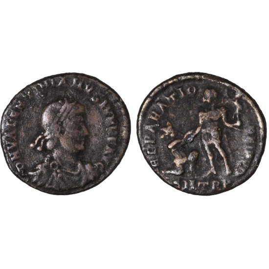 Moneda Imperio Romano Maiorina Valentiniano II 379-383 d.C.