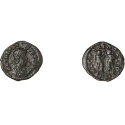 Moneda Imperio Romano ¼ de maiorina Teodosio I 383-387 d.C.