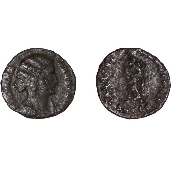 Moneda Imperio Romano Centenional Fausta 326 d.C.