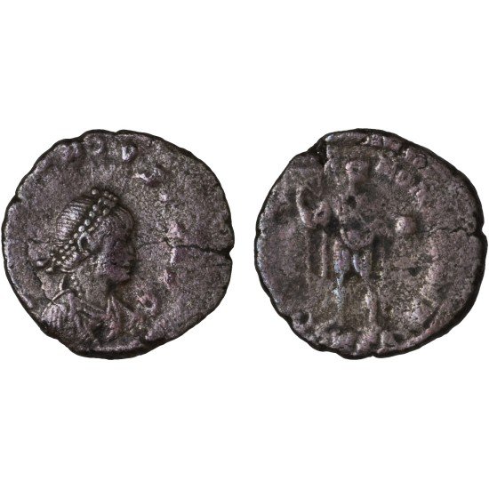 Moneda Imperio Romano Decargiro Honorio 393-395 d.C.