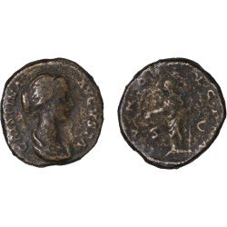 Moneda Imperio Romano Dupondio Crispina 180-182 d.C. Moneda Imperio Romano Dupondio Crispina 180-182 d.C.