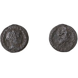 Moneda Imperio Romano ½ follis Divo Maximiano 317-318 d.C.