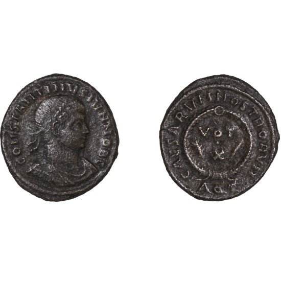 Moneda Imperio Romano  Centenional Constantino II  322 d.C.