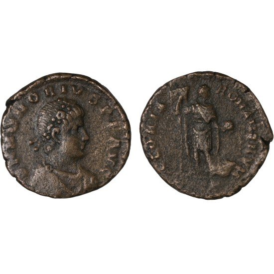Moneda Imperio Romano Decargiro Honorio 393-395 d.C.