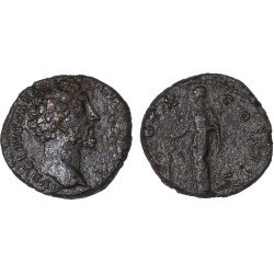 Moneda Imperio Romano As Marco Aurelio 155-156 d.C.