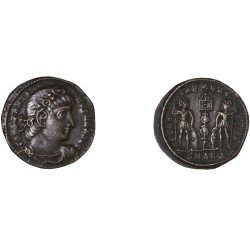 Moneda Imperio Romano Centenional Constantino I 336-337 d.C.