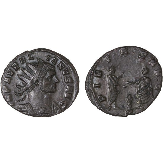 Moneda Imperio Romano Antoniniano Aureliano 272 d.C.