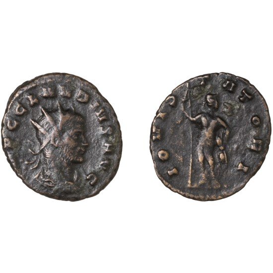 Moneda Imperio Romano Antoniniano Claudio II 268-269 d.C.