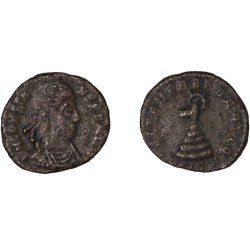 Moneda Imperio Romano ¼ de maiorina Constante 348-349 d.C.