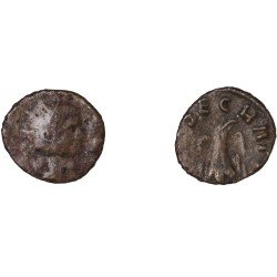 Moneda Imperio Romano Antoniniano  imitativo Divo Claudio II después de 270 d.C.