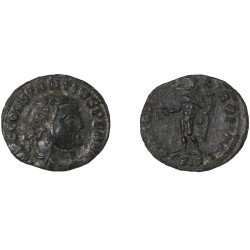 Moneda Imperio Romano ¼ de Follis Constancio I 305 d.C.