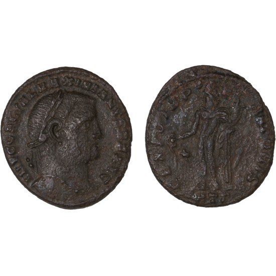 Moneda Imperio Romano Follis Galerio 310-311 d.C.