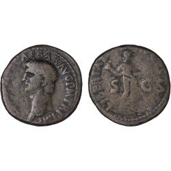 Moneda Imperio Romano As Claudio I 41-42 d.C. Moneda Imperio Romano As Claudio I 41-42 d.C.
