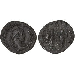 Moneda Imperio Romano Antioniniano Galieno 260 d.C.