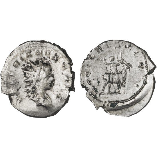 Moneda Imperio Romano Antoniniano Valeriano II 257-258 d.C.