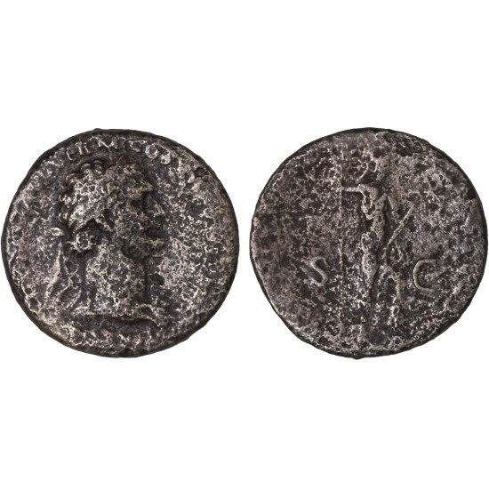 Moneda Imperio Romano As Domiciano 90-91 d.C.