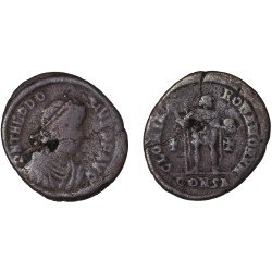 Moneda Imperio Romano Decargiro Teodosio I 393-395 d.C. Moneda Imperio Romano Decargiro Teodosio I 393-395 d.C.