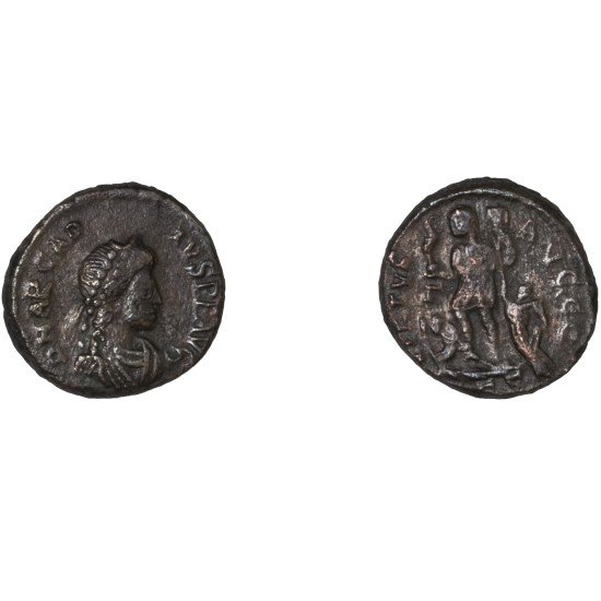 Moneda Imperio Romano Centenional Arcadio 384-388 d.C.