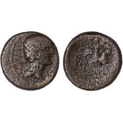 Moneda Imperio Romano Assarion Augusto 27 a.C. – 14 d.C.