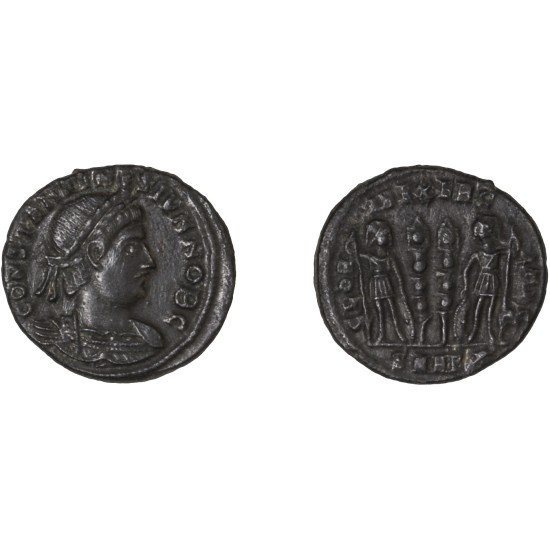Moneda Imperio Romano Centenional Constantino II 333-336 d.C.