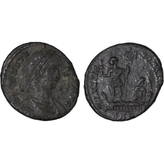 Moneda Imperio Romano Maiorina Constante 348-349 d.C.