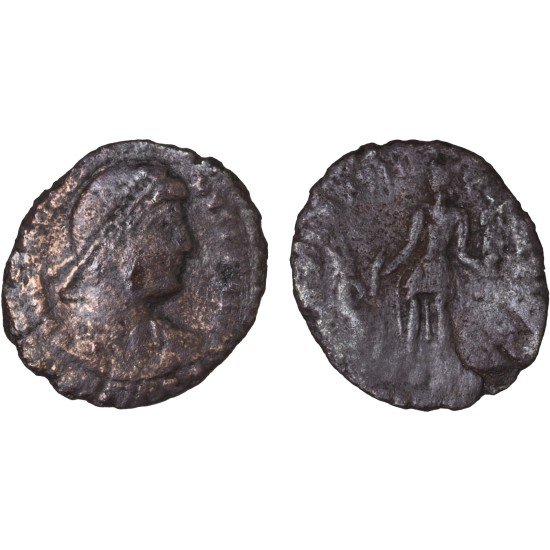Moneda Imperio Romano Maiorina Magno Máximo 383-386 d.C.