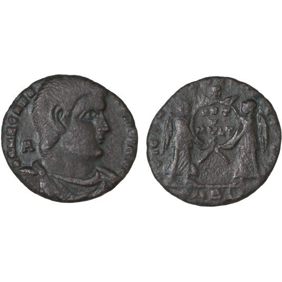 Moneda Imperio Romano Maiorina Magnencio 352 d.C.